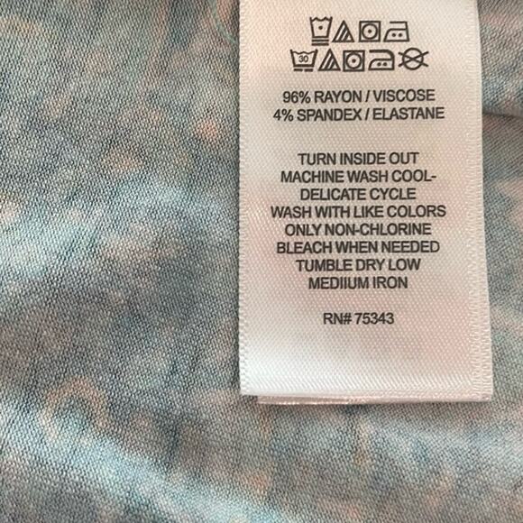 Lucky Brand Sleeveless Teal Paisley Midi Dress Women’s 3X Boho Festival Capsule - Picture 7 of 7